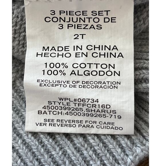 TFW Boys 2T 2-Piece Set Red Long Button Shirt Knit Vest Christmas Truck - Picture 5 of 6